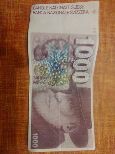Banconota 1000 franchi