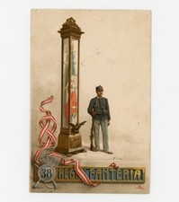 Regio Esercito 38 Fanteria Reggimento Cartolina Viaggiata 1913