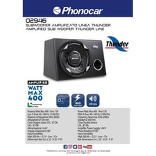 Subwoofer amplificato boxato