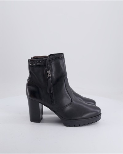 Stivaletto nero giardini pelle - giardini,