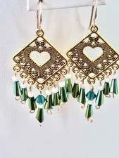 Orecchini Swarovski verdi