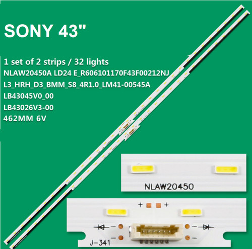 Kit coppia barre strip led - barre, 32