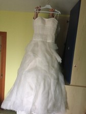 abito da sposa bellissimo vintage Tg 44 Ma Regolabile 