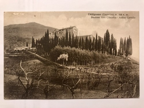 Cartolina chitignano casentino - chitignano,