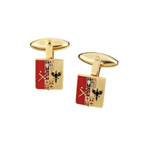 Gemelli metallo con logo - gemelli,