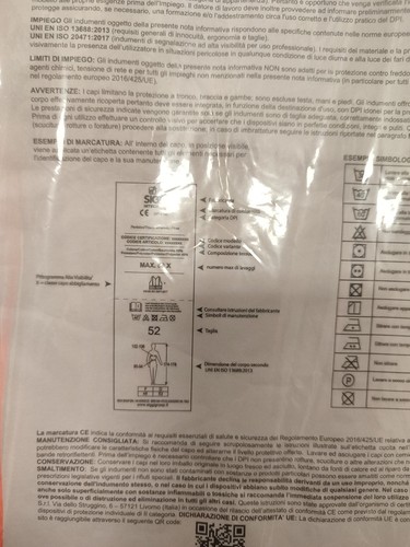 Pantalone alta visibilità - pantalone,