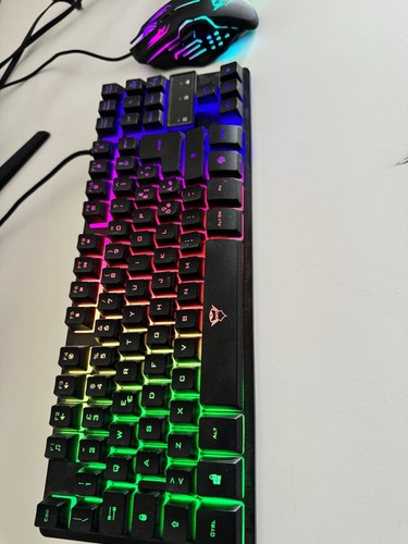 Tastiera mouse gaming trust - e,