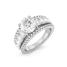 Fede Nuziale in Oro Bianco 18K