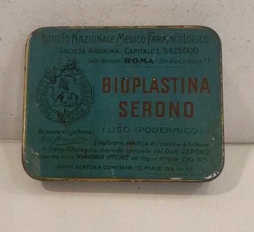 Vecchia scatola latta - scatola, di