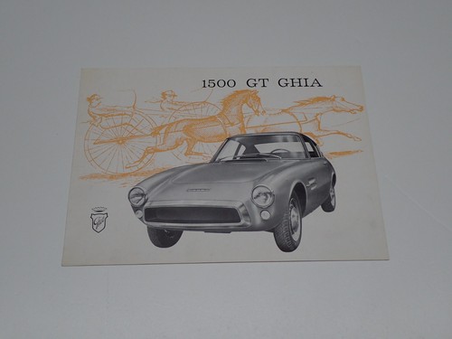 Fiat 1500 ghia - ghia, depliant