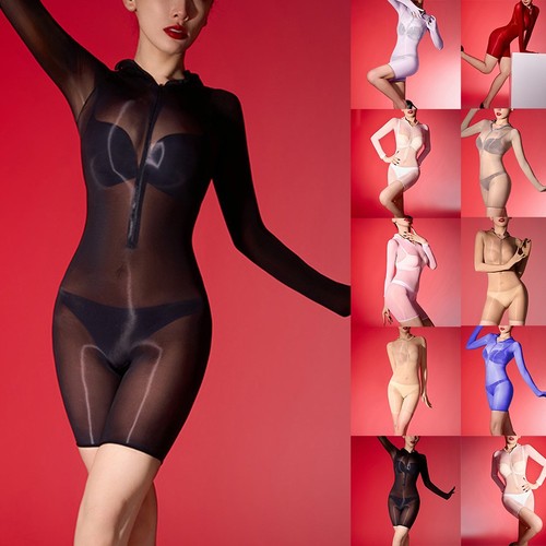 Body donna trasparente lucido