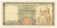 50000 LIRE BANCA D'ITALIA