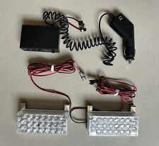 Lampeggiante Blu Polizia Led Strobo 3 Lampeggi Diversi 12V  Presa Accendisigari