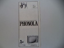 advertising Pubblicità 1964 TELEVISORE PHONOLA