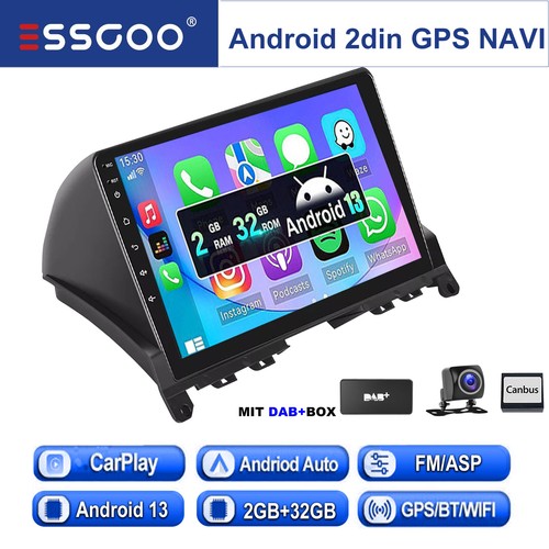 Dab carplay 32g android 13 - dab+,