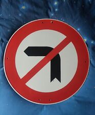 Cartello Segnale Stradale Insegna Tabella Smaltata Epoca Collezione Vintage 