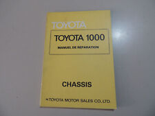 09.1977 Telaio riparazione manuale Toyota 1000 E30 KP30 KP36V KP36