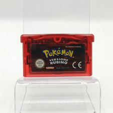 Pokemon Rubino Nintendo Game Boy Advance Gba Adesivo Perfetto ITA Originale