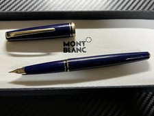 Montblanc Generation Penna Stilografica Navy Medium Pennino Ottime Condizioni