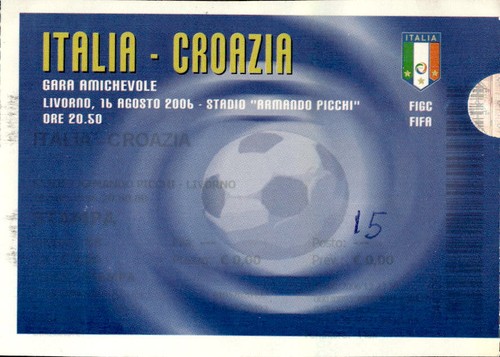 Biglietto stadio originale - stadio,
