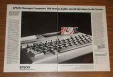 Rara Pubblicità EPSON HX-20