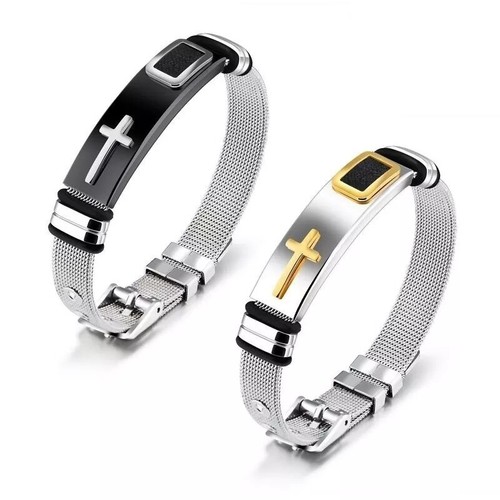 Bracciale uomo croce classico - uomo,