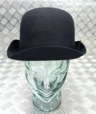 Bombetta Cappello Nero Rigida