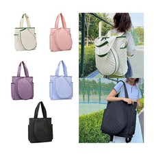 Borsa da tennis con racchetta, spaziosa, zaino per sport con racchetta, per