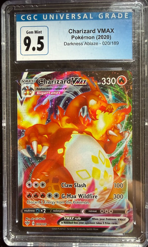 Charizard vmax 020 189 cgc - 020/189,