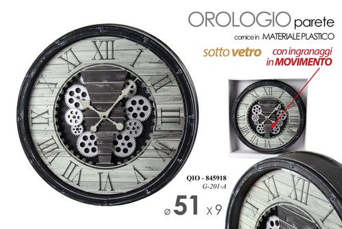 Orologio parete ingranaggi - da,