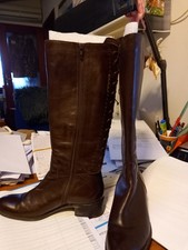 stivali donna di vera pelle n. 37, usato in ottime condizioni, chiusura cernirer