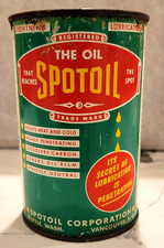 Vintage SPOTOIL * 1 Pint * Oil