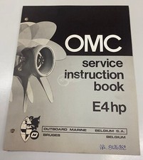 Manuale manutenzione cod. 8026282 per Evinrude/Johnson E4 HP 2T 1972/1973/1974