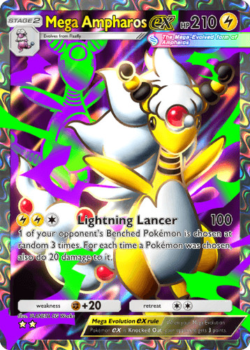 Digital card mega ampharos - card],