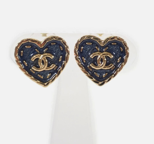 Orecchini chanel 24p - 24p, denim