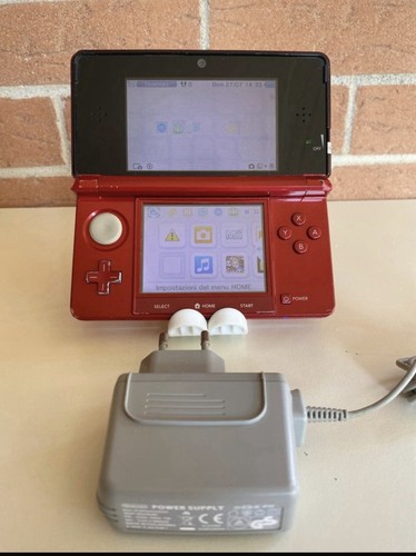 Nintendo 3ds rosso console - rosso,