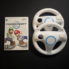 Mario Kart Wii + 2x Volante Originale Completo Nintendo Multilingua PAL FR