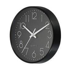 Round wall clock without - 8",