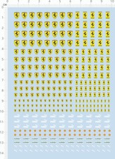 Decalcomanie Ferrari 1/18 per