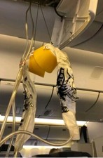 ALITALIA Airlines Airbus A330  Doppia Maschera Ossigeno con Bombola