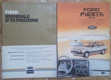 FORD FIESTA - 2 Libretti GUIDA e MANUALE D'ISTRUZIONE - ITALIANO 9/1983