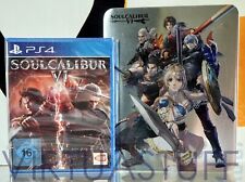 SOULCALIBUR VI, METAL PLATE EDITION, PLAYSTATION 4, PS4 GERMAN MARKET, EURO, NEW