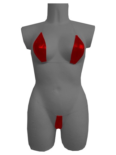 Sexy metallico collo micro - collo,