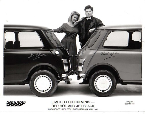 Mini red hot jet black - red,