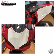 Adesivi tabelle portanumero cupolino e coda per Ducati Panigale V2/V2S 2025