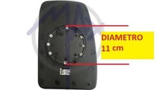 VETRO SPECCHIO RETROVISORE DX