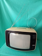 TV TELEFUNKEN 15" POLLICI Televisore COLORI Vintage Design Space Age FUNZIONANTE