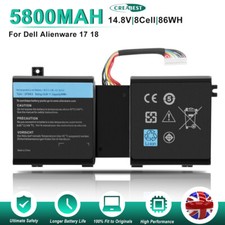 Batteria 14,8 V 2F8K3 per Dell