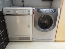 Lavasciuga Hotpoint Ariston Aqualtis + Asciugatrice Sangiorgio
