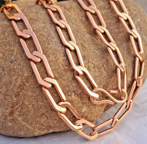 Collana catena cubana lunga - , in